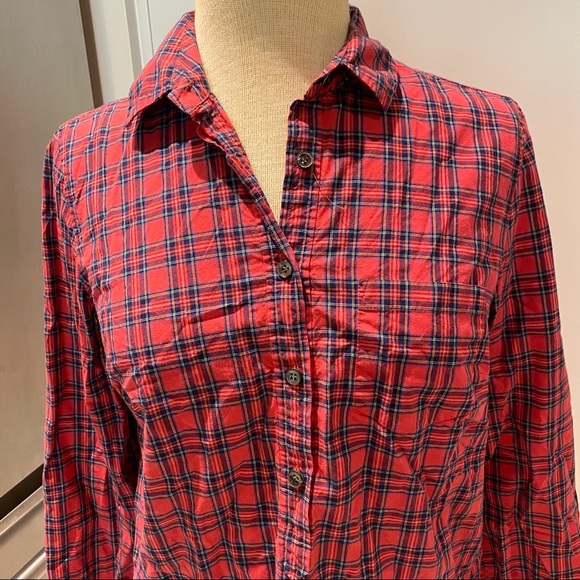 J. Crew Plaid Button Up Shirt - Picture 2 of 10